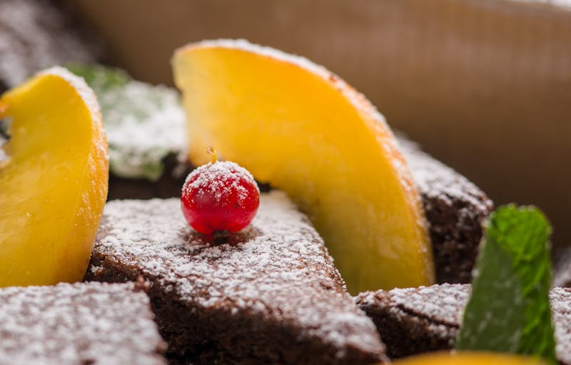 Nutella Calzone dusted with powdered sugar